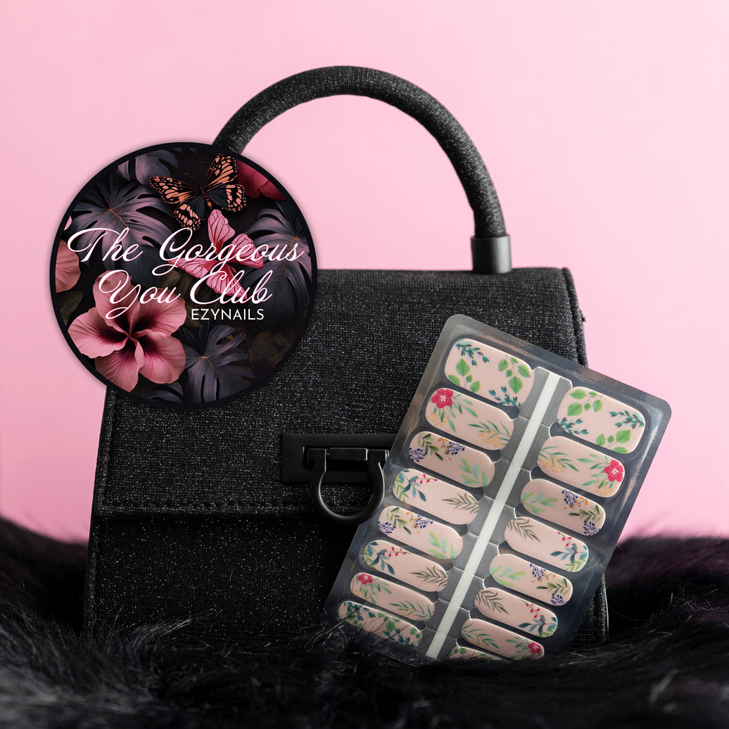 EZYNails Design Spotlight – Pink Garden Nailwraps