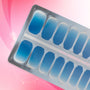 Blue Crush Ombre Nail Wraps – Peel & Stick Gradient Nails