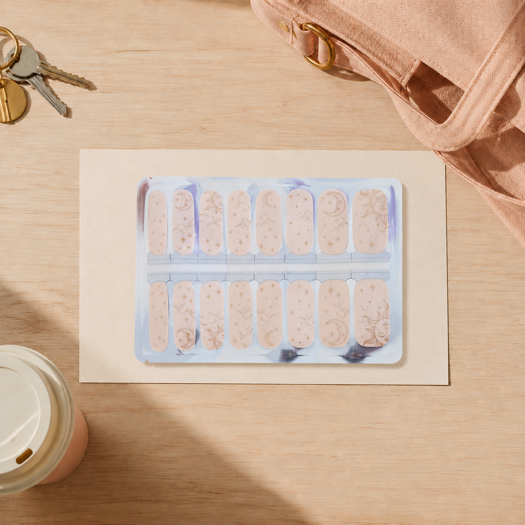 Butter Stardust Nail Wraps