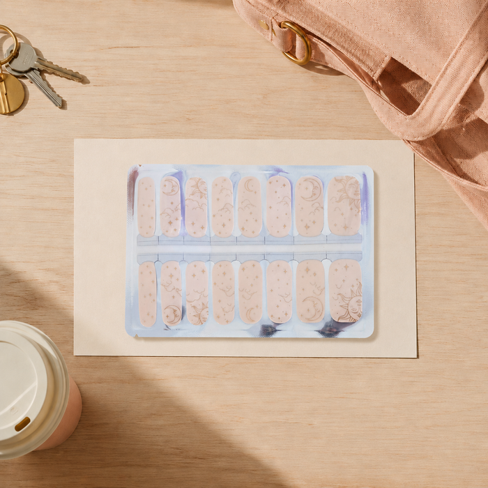 Butter Stardust Nail Wraps – EzyNails nail wraps, NZ