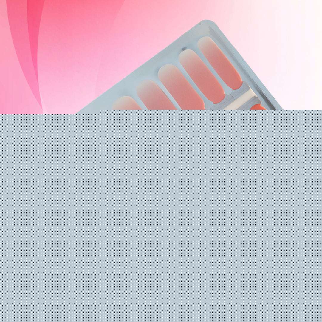 EzyNails Nail Polish Nail Wraps Peach Fizz Ombré Nail Wraps – Pink Gradient Nails EZY Essentials – Solids, Tips & Ombré