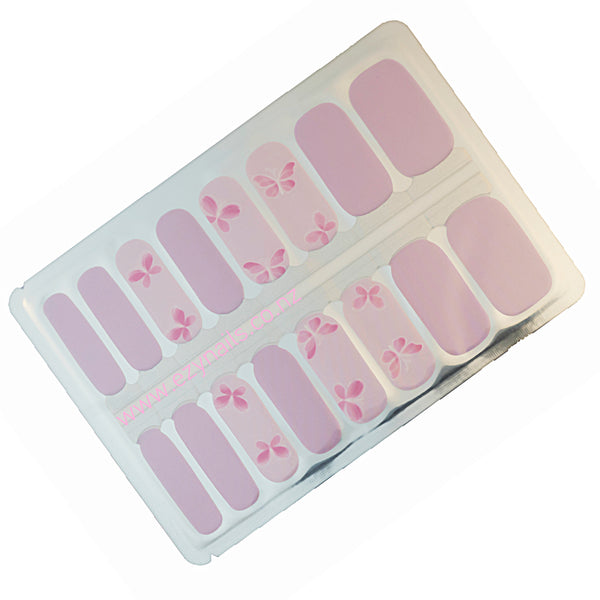 Blush & Butterfly Nailwraps, Soft, Sweet, Stunning