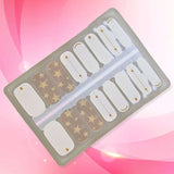 EzyNails Nail Polish Nail Wraps Celestial Muse Nailwraps – Gold Stars & Cosmic Whites All New Nailwrap Arrivals NZ | Fresh Designs Weekly – EZY Nails
