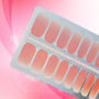 Peach Fizz Ombré Nail Wraps – Pink Gradient Nails
