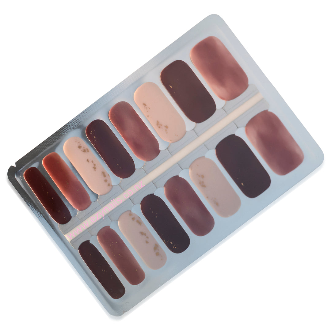 Mocha Mousse Martini Nailwraps