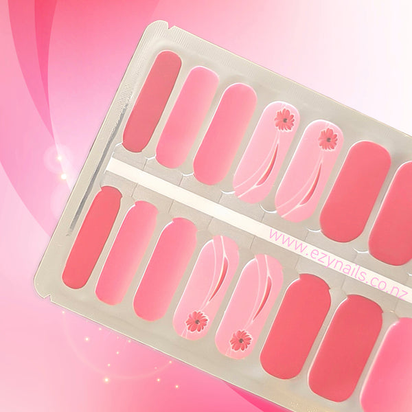 Petal Sway Pink Ombré Nailwraps