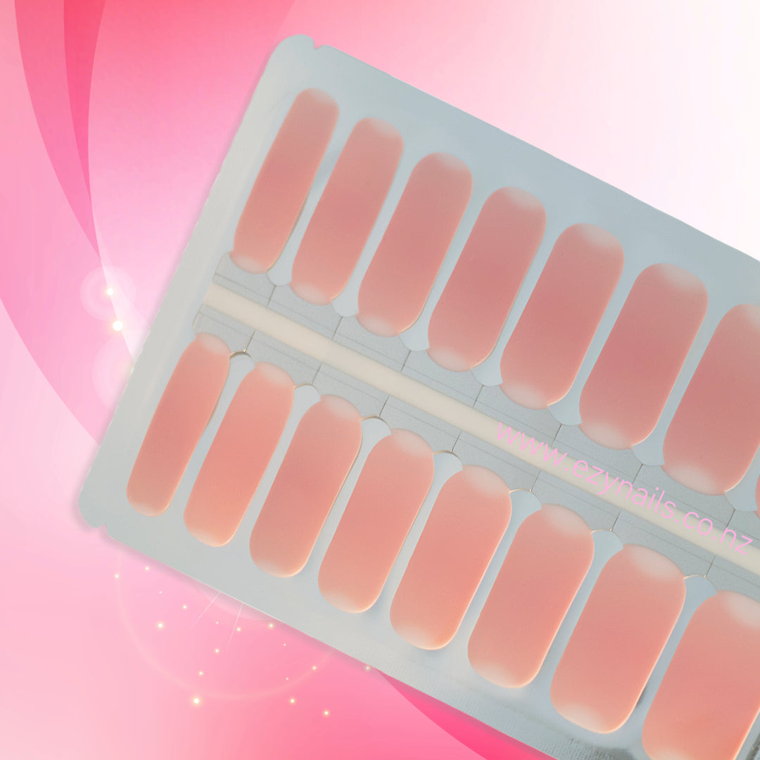 Rosé All Day Blush Nail Wraps – Peel & Stick Gradient Nails