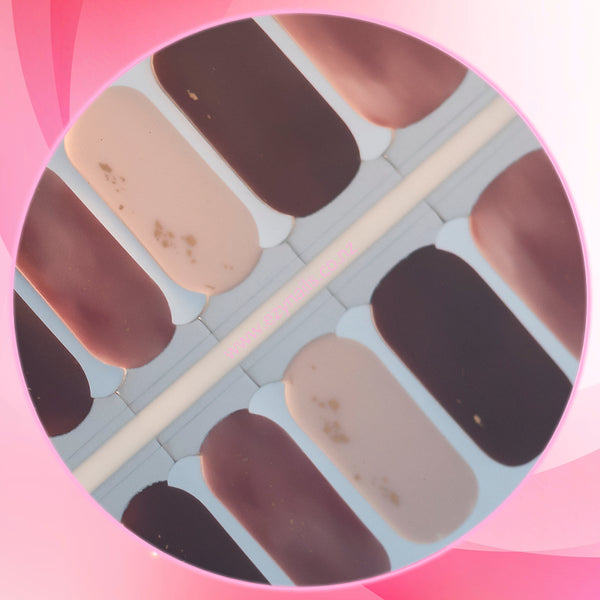Mocha Mousse Martini Nailwraps