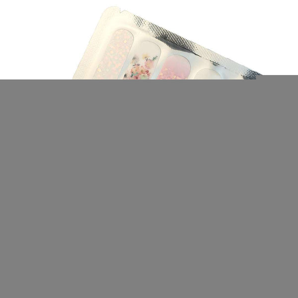 EzyNails Nail Polish Nail Wraps Bloom & Blush Nailwraps, A Floral Fantasy with a Hint of Sparkle All Nailwraps