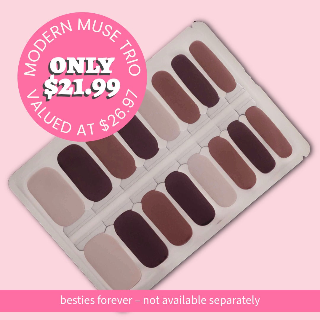 Modern Muse Trio – Nailwrap Bundle (3 wraps)