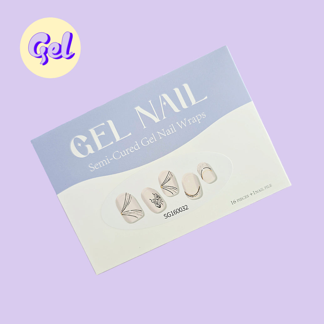 Vintage Butterfly Gel Nail Wraps