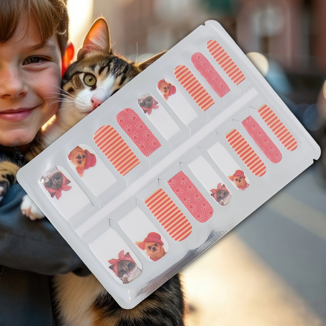 Kids Pawty Time β Nail Polish Nailwraps