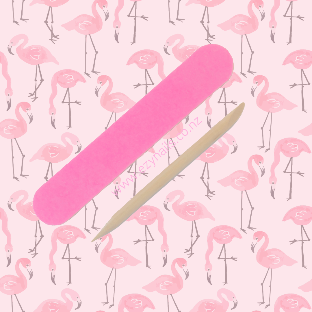 Flamingo Fizz – Tropical Pink & Mint Nailwraps