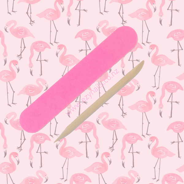 Flamingo Fizz – Tropical Pink & Mint Nailwraps