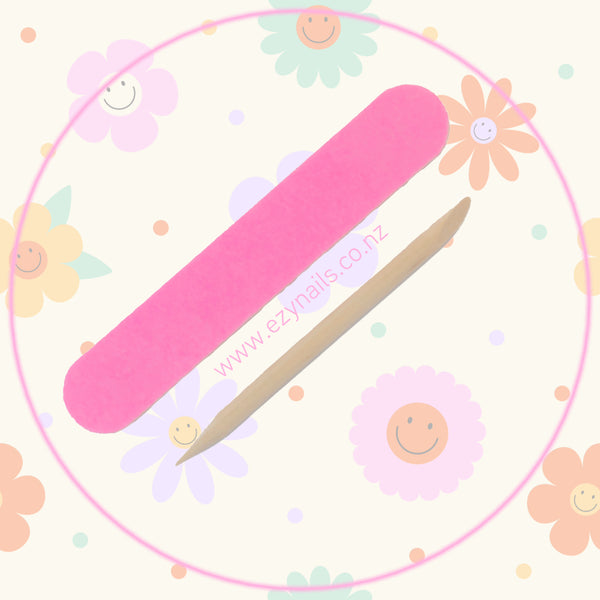 Retro Pop Vibes Nailwraps – Neon Smiley Faces & Swirls