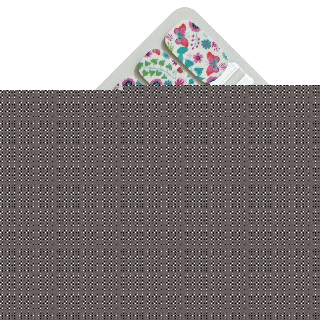 EzyNails Nail Polish Nail Wraps Butterfly Kisses & Heart Wishes Pastel Accent Nailwraps All Nailwraps