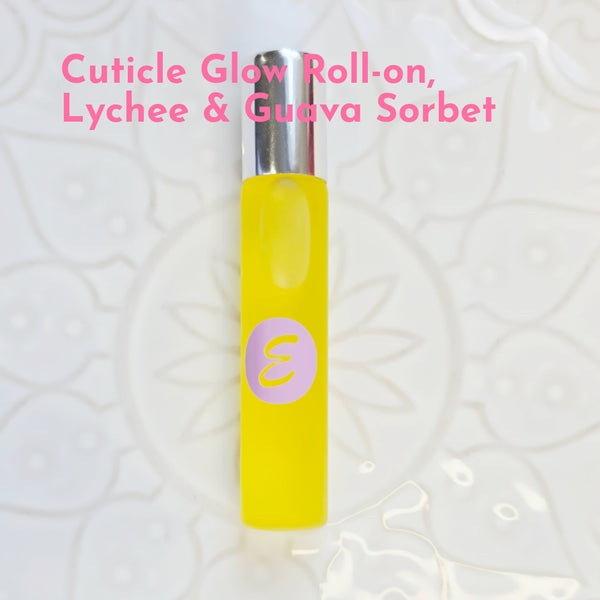 Cuticle Glow Roll-On – Lychee & Guava Sorbet 10ml