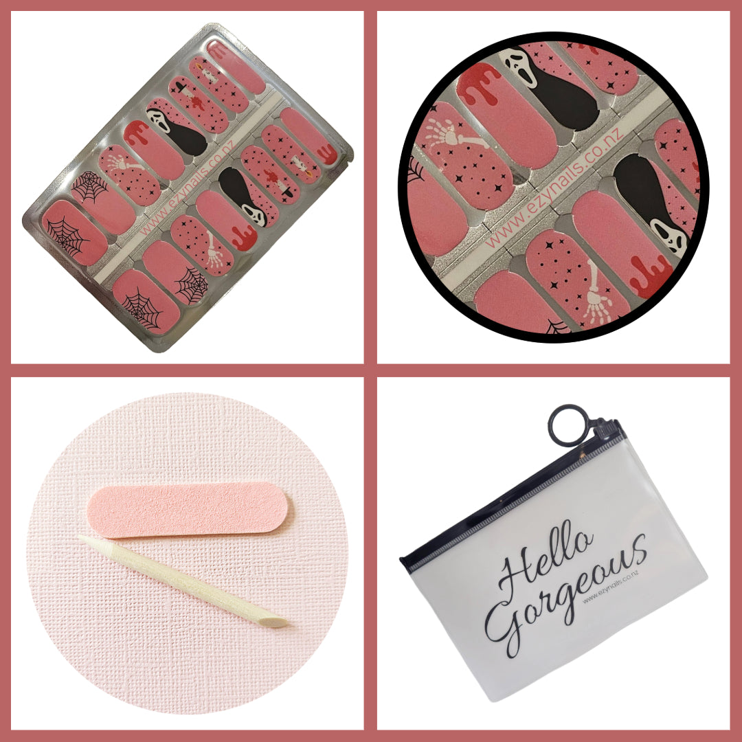 ScreamQueen - Eerie Halloween Nailwrap Set