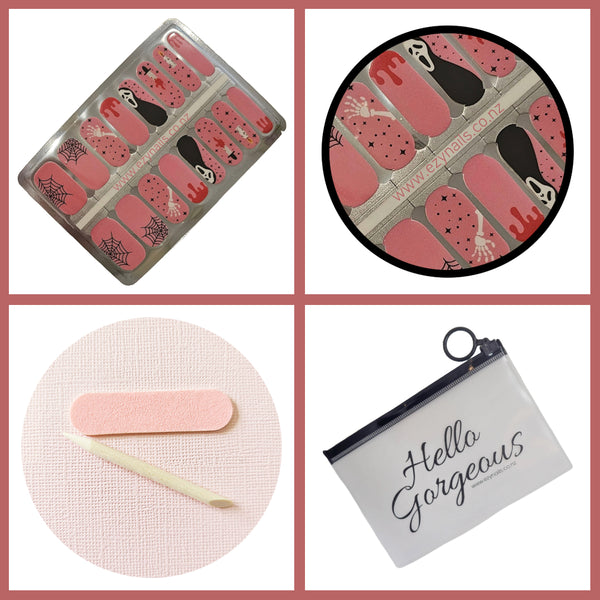 ScreamQueen - Eerie Halloween Nailwrap Set