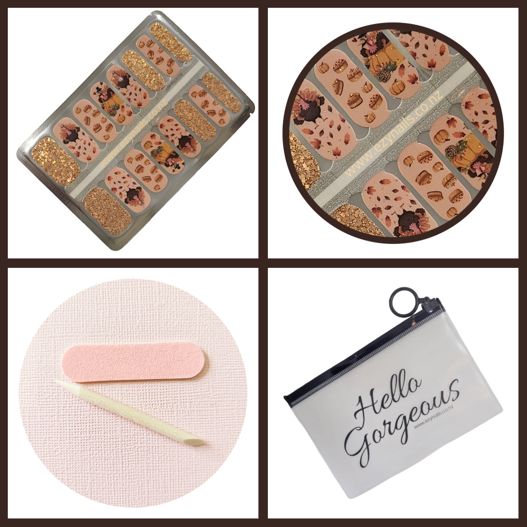 Harvestglow - Autumn Halloween in Spring Nailwrap Set