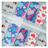 EzyNails Nail Polish Nail Wraps A Love Heart Party Nailwrap Set All Nailwraps