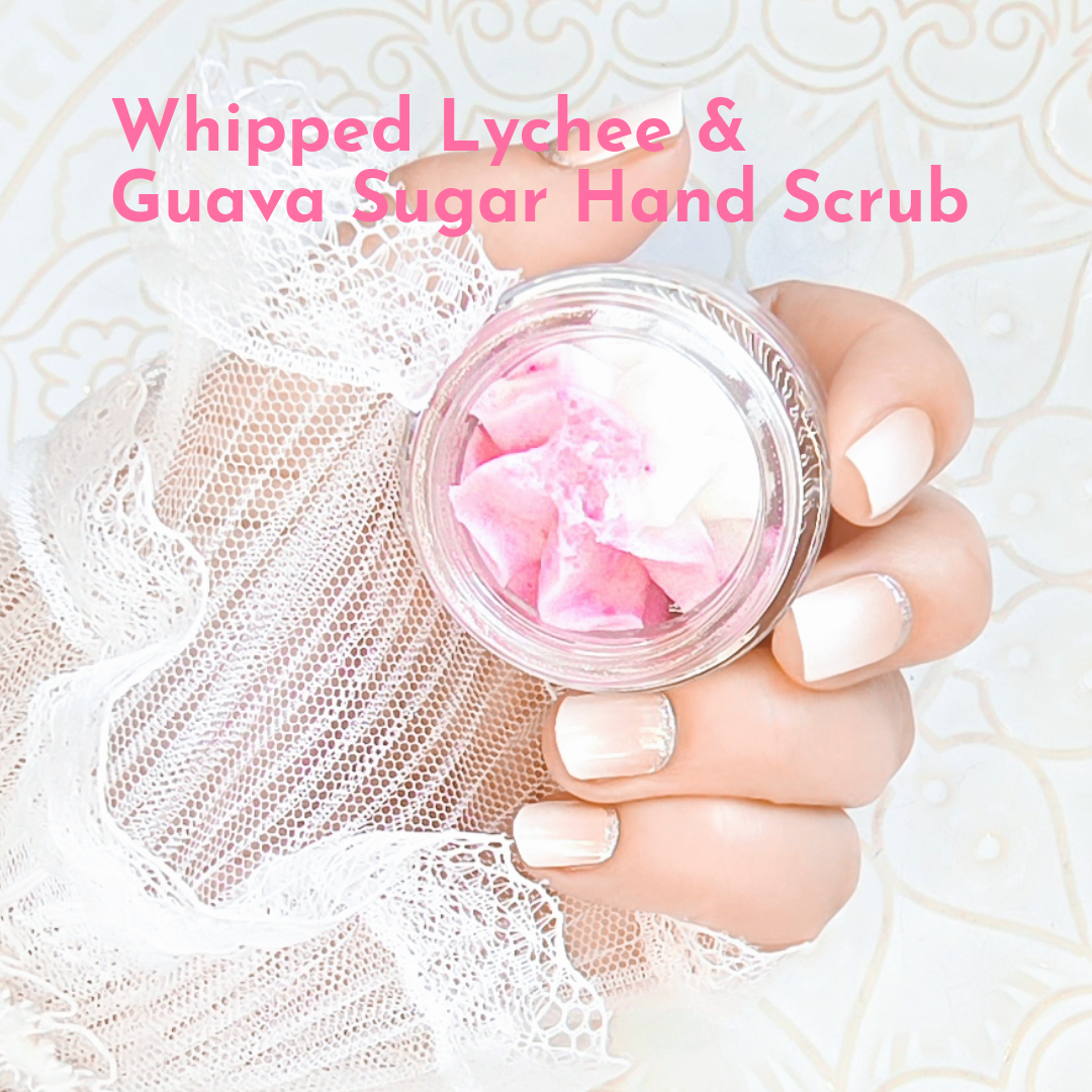 Whipped Lychee & Guava Sugar Hand Scrub | For Mani Magic