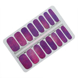 EzyNails Nail Polish NailWraps Midnight Magic Glitter Ombre Nailwraps All Nailwraps