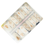Golden Cheer Merry Christmas Nailwraps Set