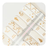 Golden Cheer Merry Christmas Nailwraps Set