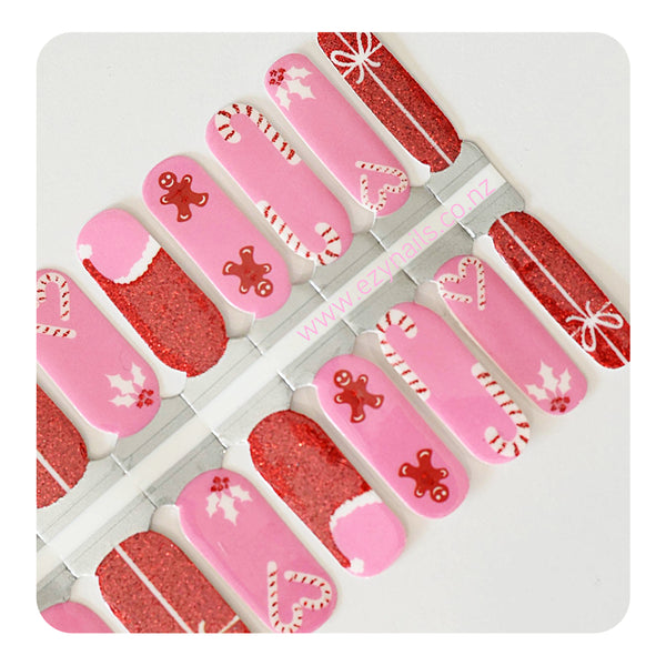 Kiwi Candyland Christmas Nailwrap Set