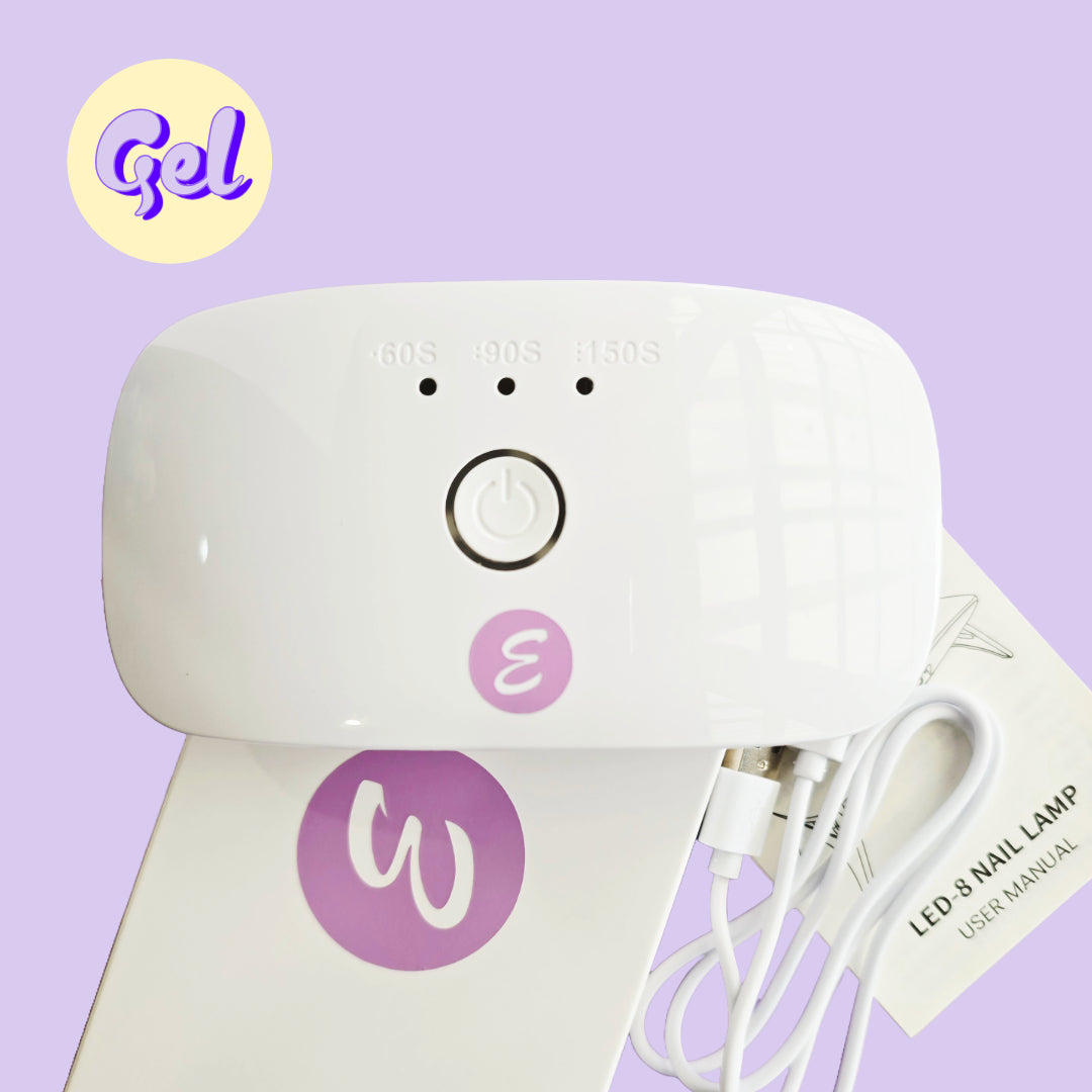 Glow Getter Travel GEL Nail Lamp – USB Type-C with 3 Timer Settings