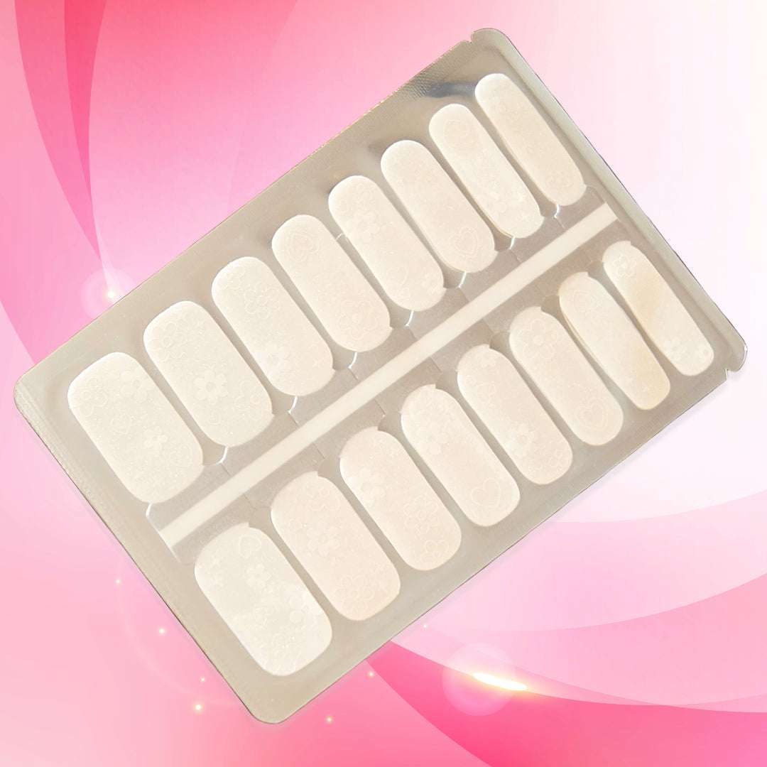 EzyNails Nail Polish Nail Wraps Whipped Vanilla Blossoms Nailwraps All New Nailwrap Arrivals NZ | Fresh Designs Weekly – EZY Nails