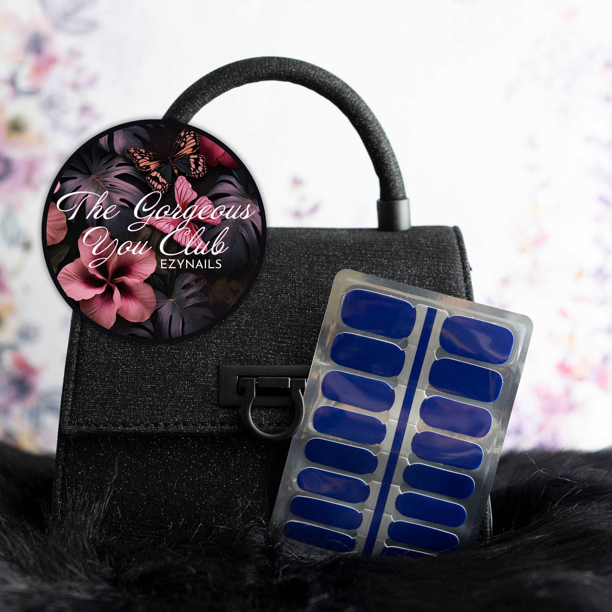 EzyNails Nail Polish Nail Wraps Sapphire Soirées Swagger Nailwraps All Nailwraps