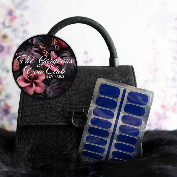 EzyNails Nail Polish Nail Wraps Sapphire Soirées Swagger Nailwraps All Nailwraps