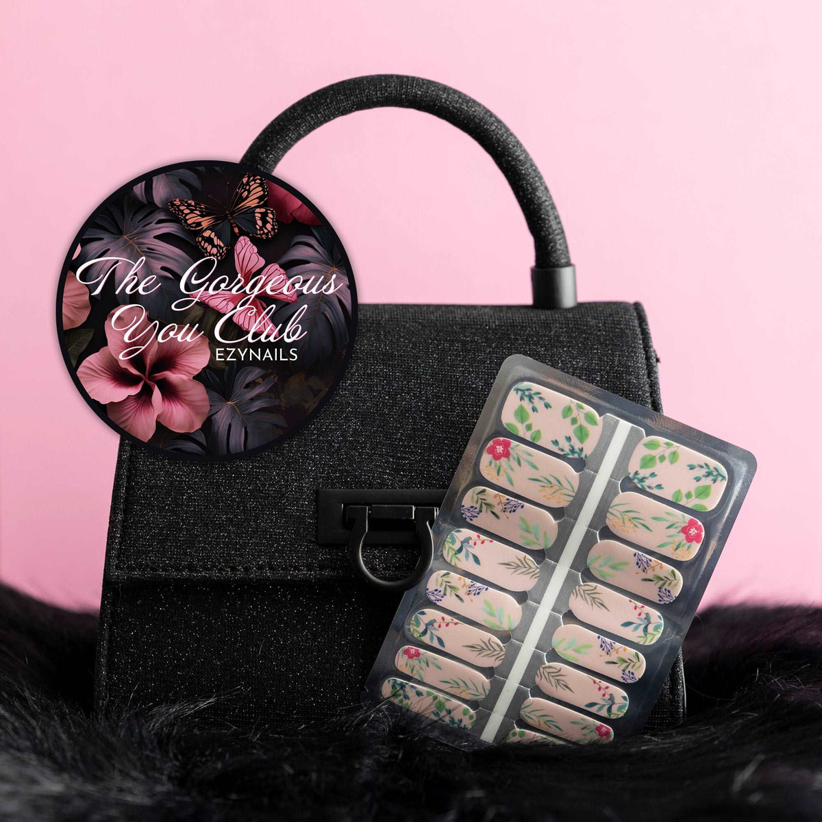 EzyNails Nail Polish Nail Wraps Pink Garden Nailwraps All Nailwraps