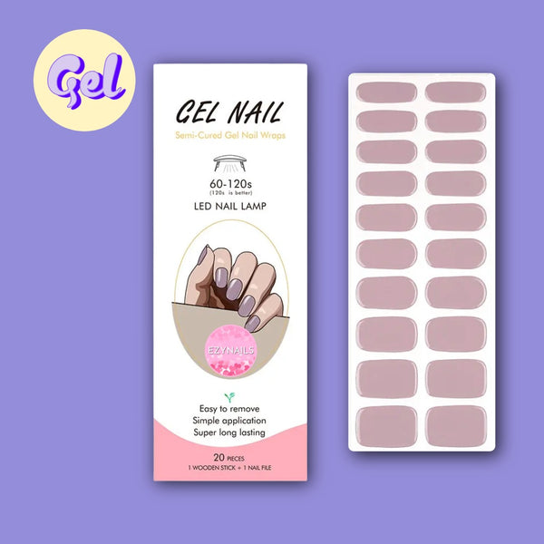 Soft Lilac Gel Nailwraps