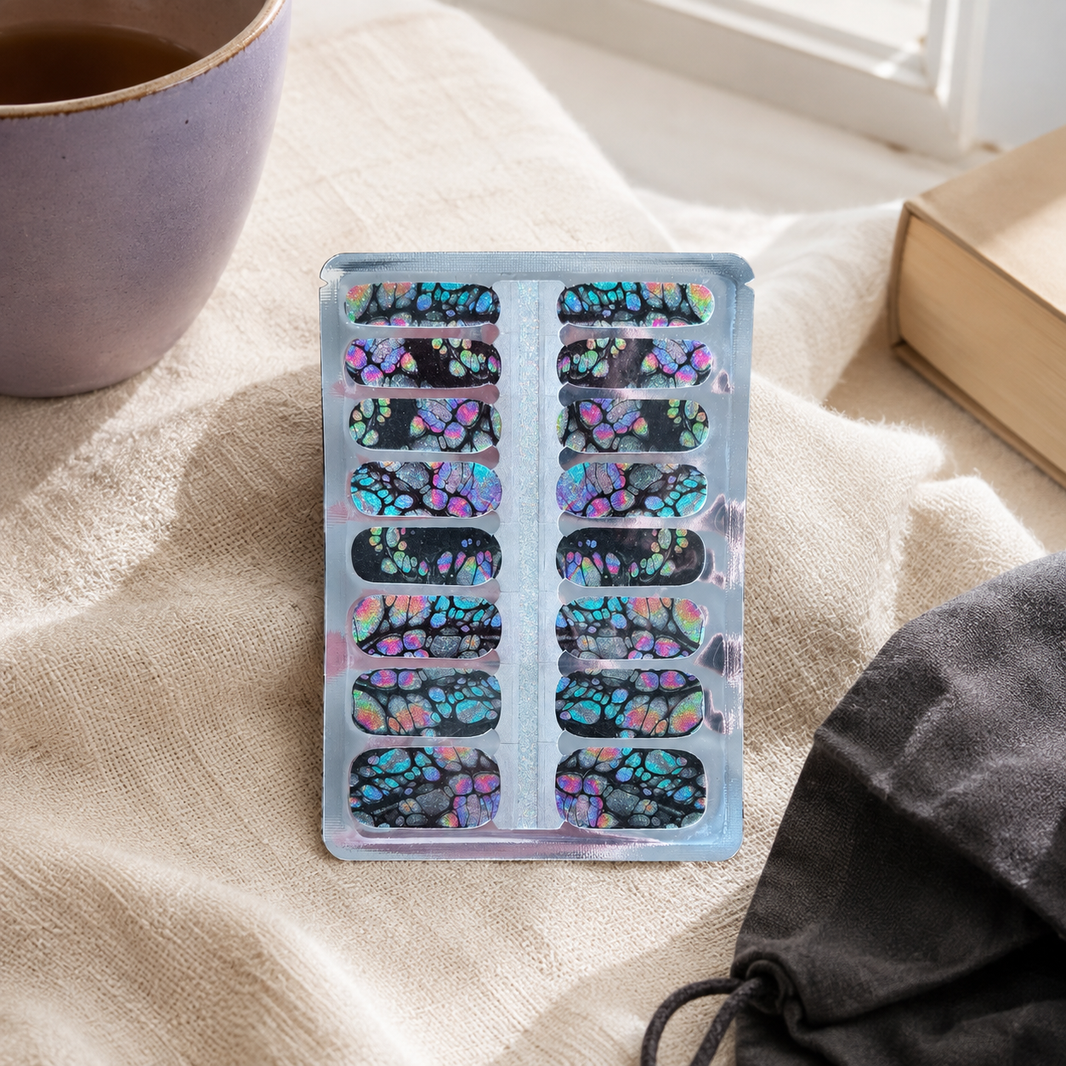Shimmer Butterfly Wings Nail Wraps