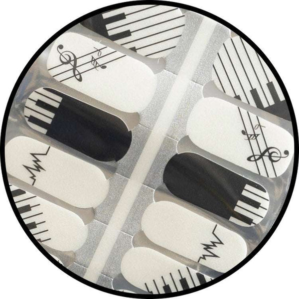 EzyNails Nail Polish Nail Wraps Piano Bar Prestige Nailwraps All Nailwraps