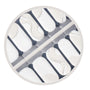 White Silver Swirl Nailwrap Set of 16