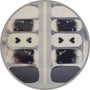 Black and White Heart Nailwrap Set