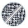 Cool Bold Black and White Check Nailwraps