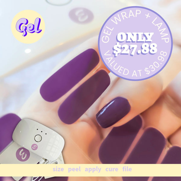 Byzantium Gel Nailwrap + UV Lamp Bundle – 10% Off