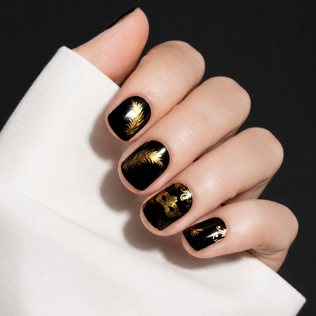 Velvet Masquerade Gel Nail Wraps