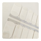 Classic White French Tip Nailwraps