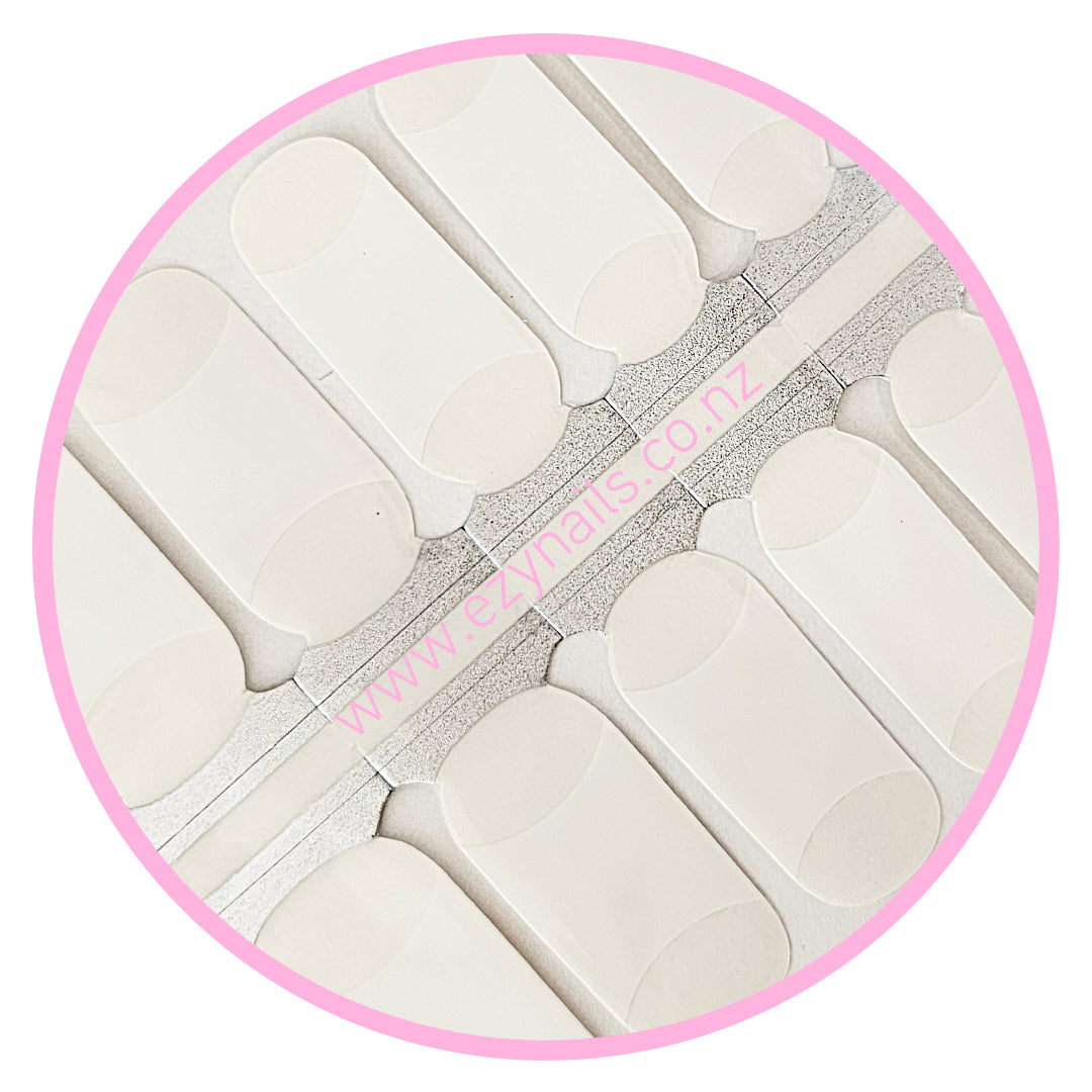 Classic White French Tip Nailwraps