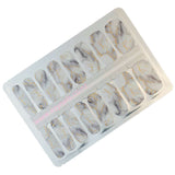 EzyNails Nail Polish Nail Wraps Marble Luxe Nailwraps, a Classic White & Gold Elegance All Nailwraps