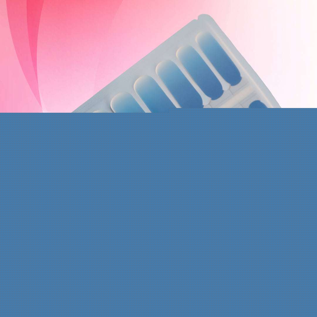 Blue Crush Ombre Nail Wraps – Peel & Stick Gradient Nails