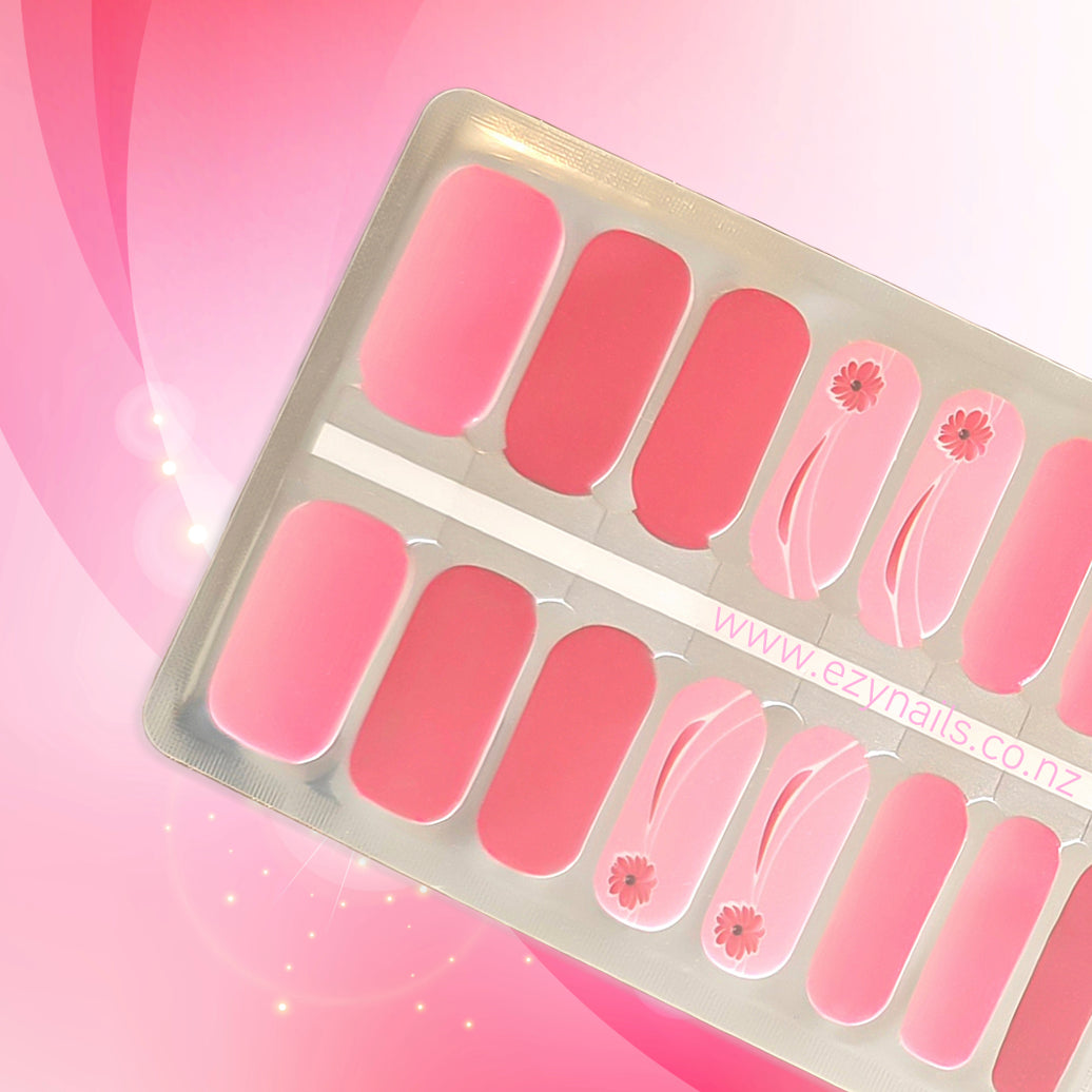 Petal Sway Pink Ombre Nail Wraps
