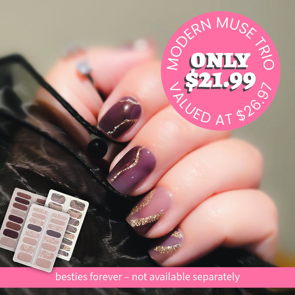Modern Muse Trio – Nailwrap Bundle (3 wraps)