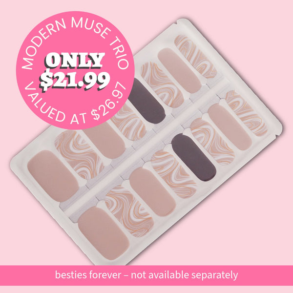 Modern Muse Trio – Nailwrap Bundle (3 wraps)
